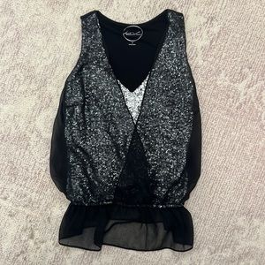 Inc blouse with sequins